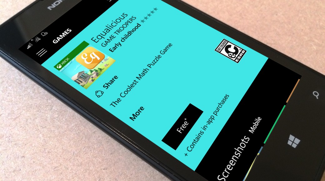 Brain teaser Equalicious out now on Windows Phone