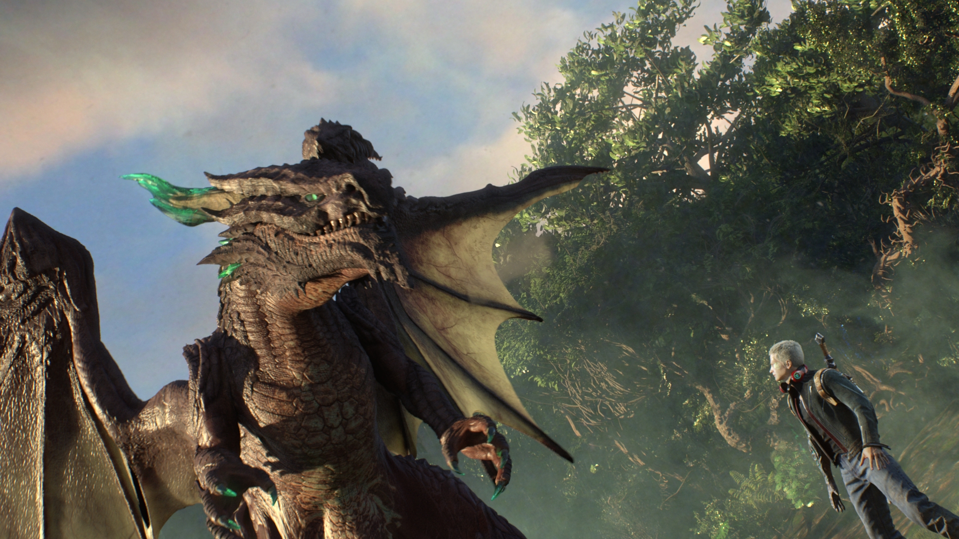 Scalebound's protagonist creates multiple copies of himself