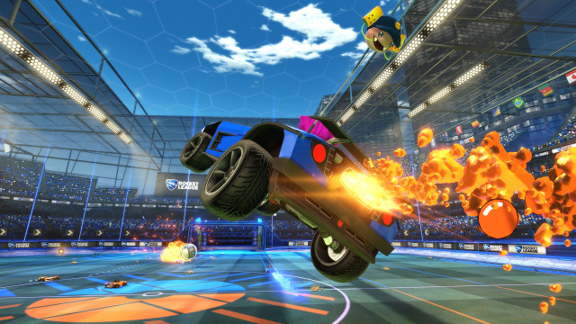 Rocket League gets Worms content this month