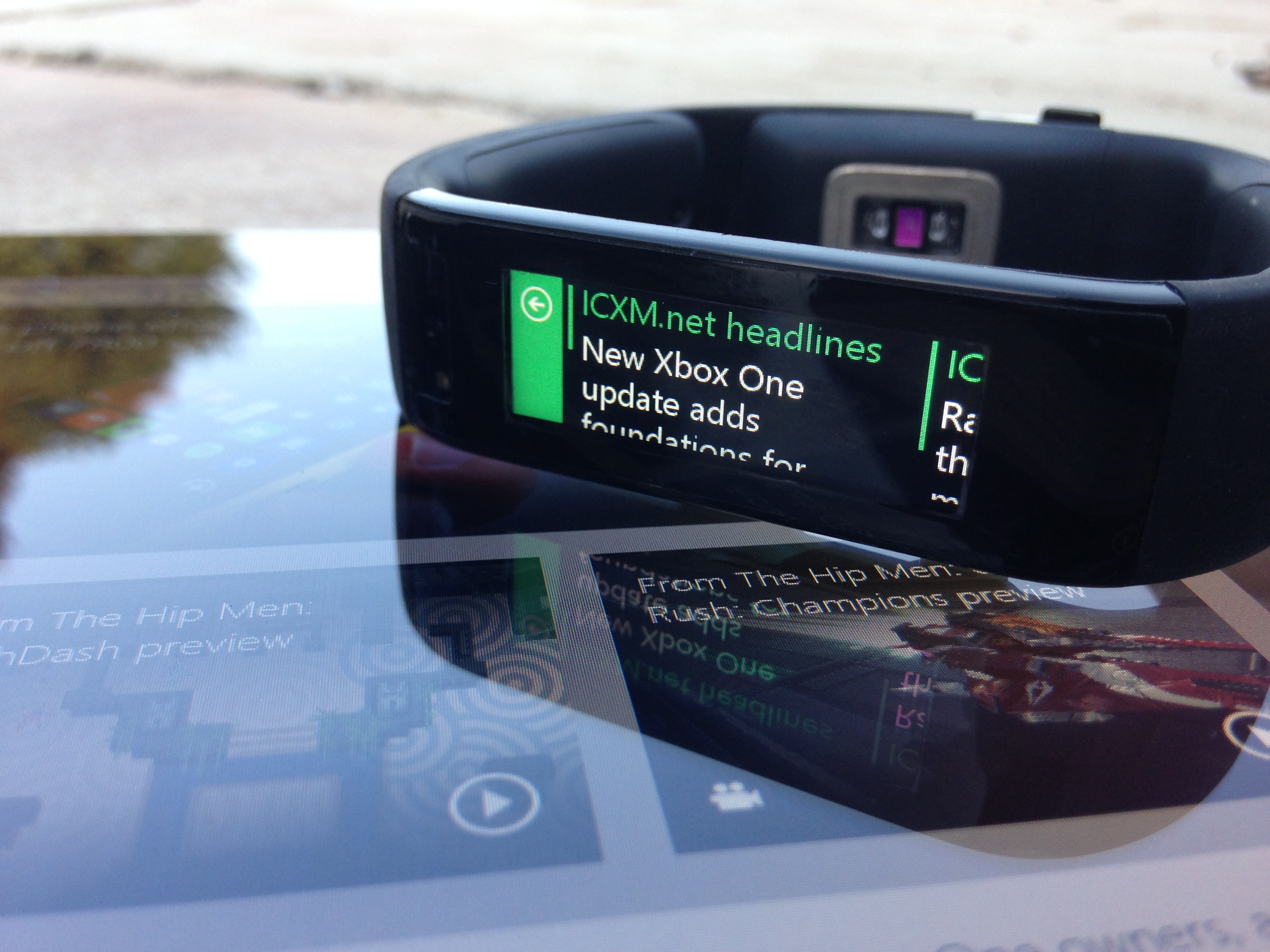 ICXM app now available for Microsoft Band