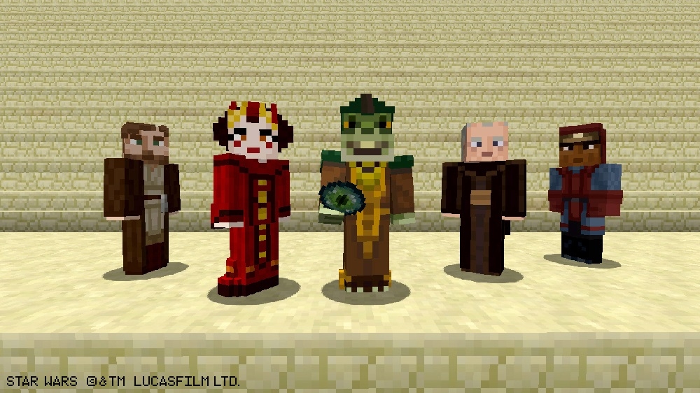 GIVEAWAY: Minecraft Star Wars Prequel Skin Pack for Xbox One