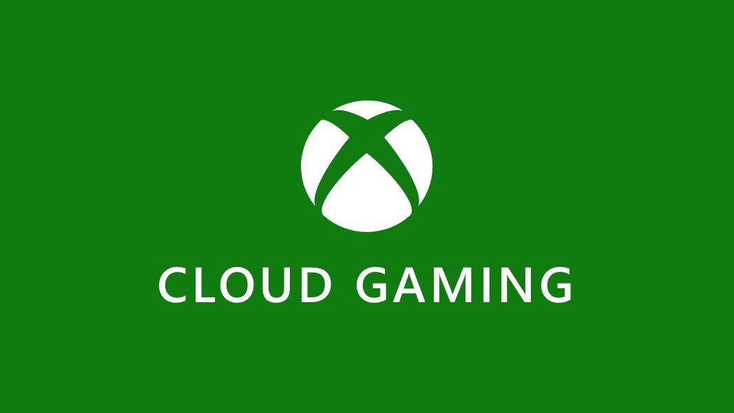 Xbox Cloud Gaming logo in white on a green background