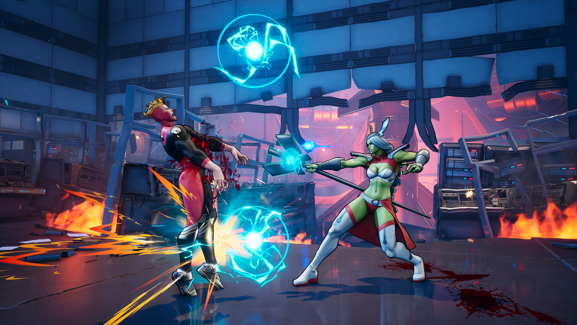 Invincible VS gameplay showing two characters mid-fight